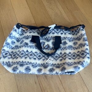 PINK Victoria's Secret Navy and White Tote